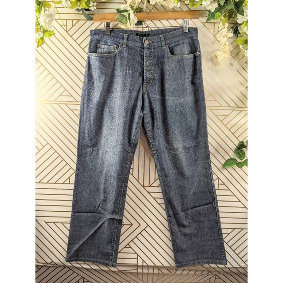Theory Jeans Men's Indigo Classic Original Straight Fit Pants USA Size 34 - Picture 1 of 11